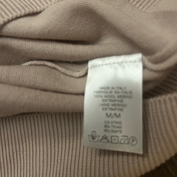 Bartolini NWT Men’s M Merino light long sleeve sweater Made in Italy. Beautiful - Picture 6 of 11